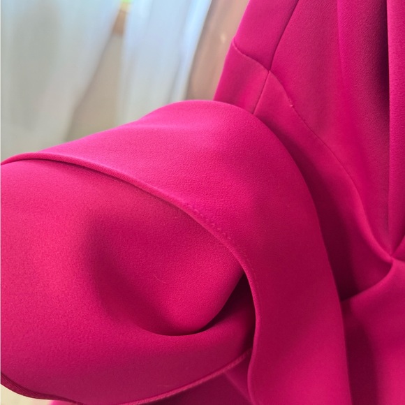 Amsale Strapless Fuchsia Dress - Picture 5 of 9